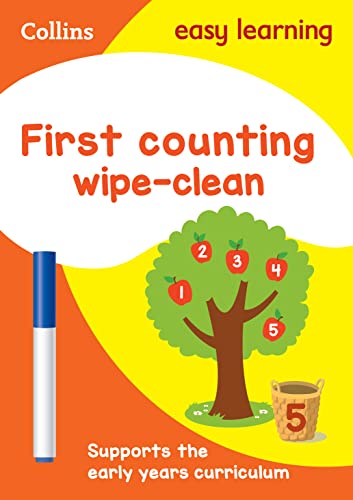 Stock image for First Counting Age 3-5 Wipe Clean Activity Book: Ideal for home learning (Collins Easy Learning Preschool) for sale by PBShop.store US