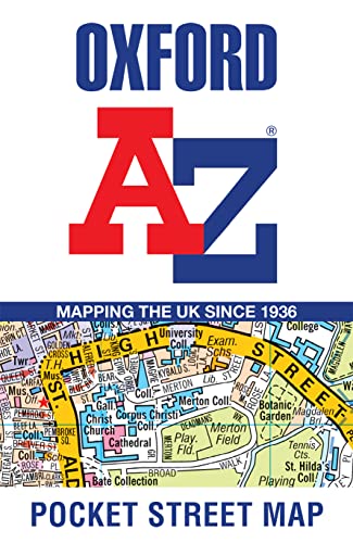 Imagen de archivo de Oxford A-Z Pocket Street Map a la venta por Blackwell's
