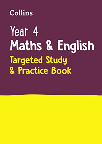 Beispielbild fr Year 4 Maths and English KS2 Targeted Study & Practice Book: Home Learning and School Resources from the Publisher of Revision Practice Guides, Workbooks, and Activities. (Collins KS2 Practice) zum Verkauf von Monster Bookshop