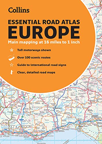 Beispielbild fr Collins Europe Essential Road Atlas zum Verkauf von Blackwell's
