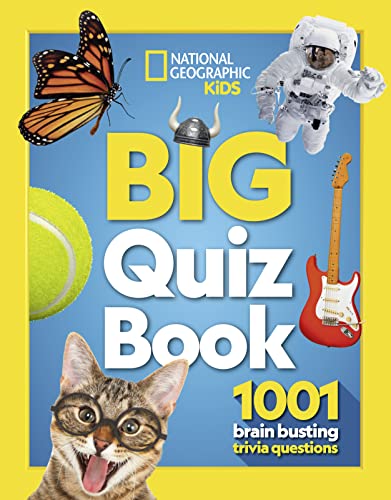 Stock image for Big Quiz Book: 1001 brain busting trivia questions (National Geographic Kids) for sale by PlumCircle