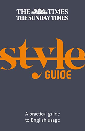 9780008412883: The Times Style Guide: A practical guide to English usage
