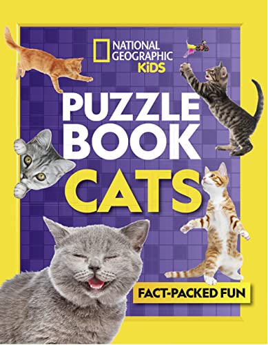 Stock image for Puzzle Book Cats: Brain-tickling quizzes, sudokus, crosswords and wordsearches (National Geographic Kids) for sale by PlumCircle