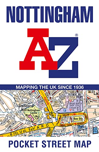 Beispielbild fr Nottingham A-Z Pocket Street Map zum Verkauf von Monster Bookshop