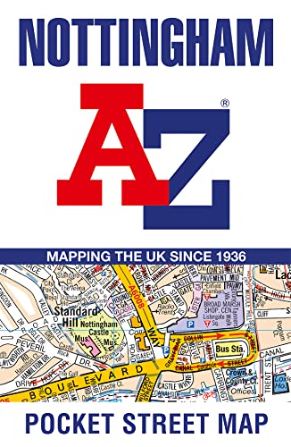 Stock image for Nottingham A-Z Pocket Street Map for sale by Blackwell's