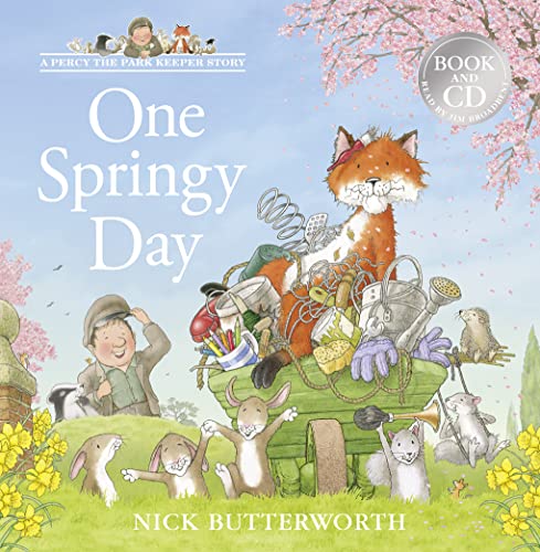 Stock image for One Springy Day: Book & CD (A Percy the Park Keeper Story) for sale by WorldofBooks