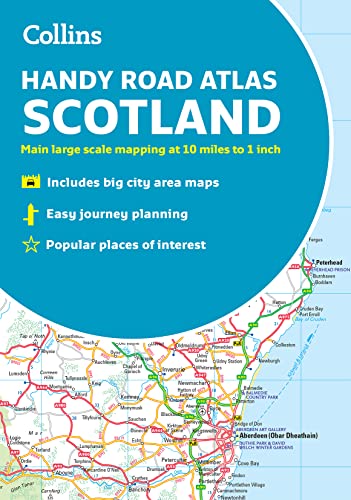 Stock image for Collins Handy Road Atlas Scotland: A5 Paperback [Paperback] Collins Maps for sale by Lakeside Books