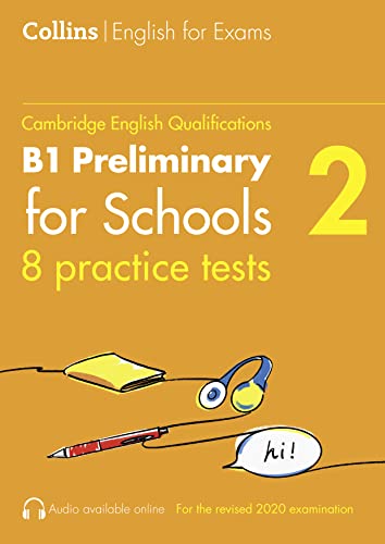 9780008484170: Practice Tests for B1 Preliminary for Schools (PET) (Volume 2): 8 Practice Tests (Collins Cambridge English)