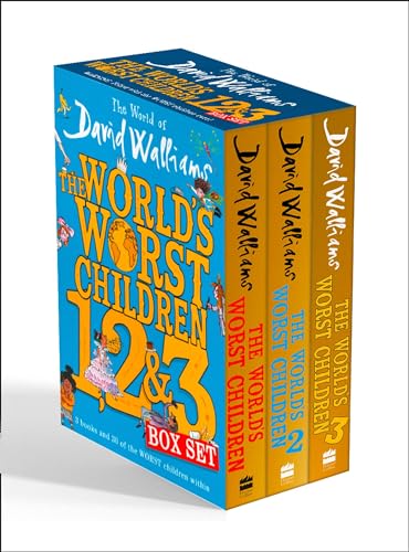 Stock image for The World Of David Walliams: The World*s Worst Children 1, 2 & 3 Box Set for sale by Mispah books