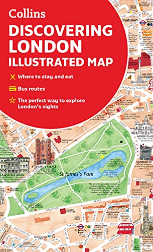 9780008492618: Discovering London Illustrated Map