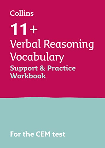 Stock image for 11+ Verbal Reasoning Vocabulary Support and Practice Workbook: For the 2024 CEM Tests (Collins 11+) for sale by PBShop.store US