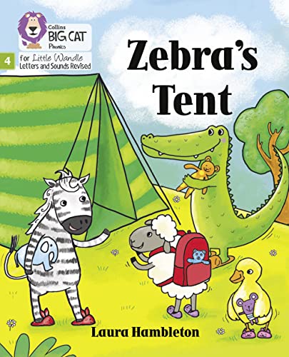 Beispielbild fr Zebra's Tent: Phase 4 Set 2 (Big Cat Phonics for Little Wandle Letters and Sounds Revised) zum Verkauf von WorldofBooks