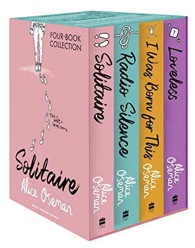 Stock image for Alice Oseman Four-Book Collection Box Set (Solitaire, Radio Silence, I Was Born For This, Loveless): TikTok made me buy it! From the YA Prize winning author and creator of Netflix series HEARTSTOPPER for sale by Book Deals