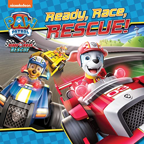 Stock image for PAW Patrol Picture Book  " Ready, Race, Rescue!: A Puptastic race car adventure illustrated story book for children aged 2, 3, 4, 5 based on the Nickelodeon TV Series for sale by WorldofBooks