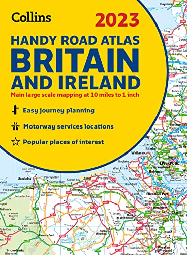 Stock image for 2023 Collins Handy Road Atlas Britain and Ireland: A5 Spiral (Collins Road Atlas) for sale by WorldofBooks