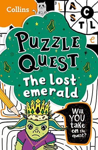 Stock image for The Lost Emerald: Solve more than 100 puzzles in this adventure story for kids aged 7+ (Puzzle Quest) for sale by WorldofBooks