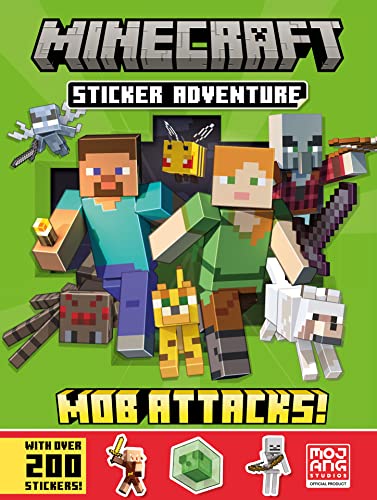 Imagen de archivo de Minecraft Sticker Adventure: Mob Attacks! a la venta por Blackwell's