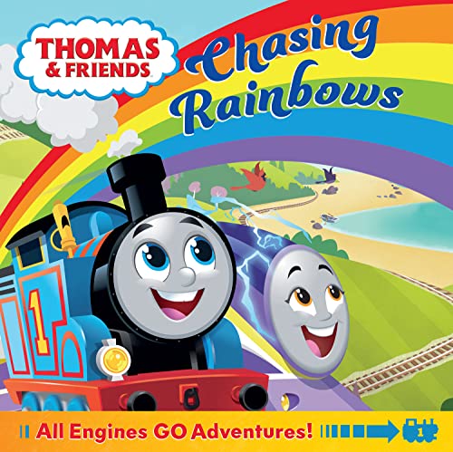 Beispielbild fr Thomas & Friends: Chasing Rainbows: A wonderful illustrated storybook for reading with young Thomas fans aged 3, 4 and 5 years old zum Verkauf von WorldofBooks