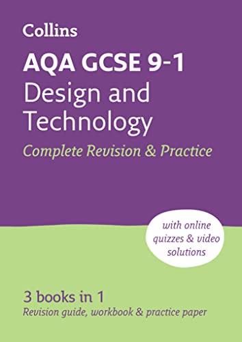 Stock image for AQA GCSE 9-1 Design & Technology Complete Revision & Practice: Ideal for the 2024 and 2025 exams (Collins GCSE Grade 9-1 Revision) for sale by WorldofBooks