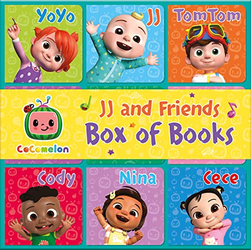 Beispielbild fr Official CoComelon: JJ & Friends Box Of Books: Learn about JJ and friends with this box of 9 early-learning illustrated board books for children aged 1, 2 3 and 4 years zum Verkauf von WorldofBooks