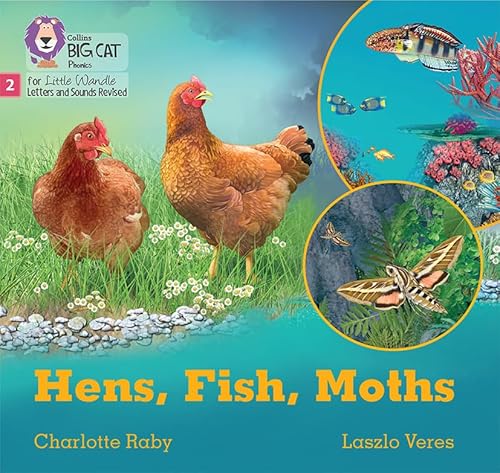 9780008540135: Hens, Fish, Moths: Phase 2 Set 5 Blending practice