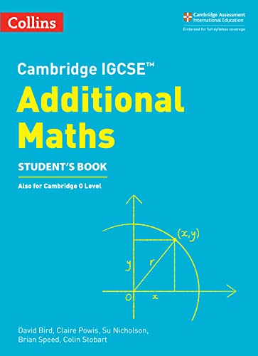 Imagen de archivo de Cambridge IGCSET Additional Maths Student's Book (Collins Cambridge IGCSET) a la venta por Chiron Media