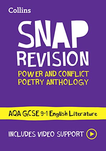 Stock image for AQA Poetry Anthology Power and Conflict Revision Guide: Ideal for the 2024 and 2025 exams (Collins GCSE Grade 9-1 SNAP Revision) for sale by WorldofBooks