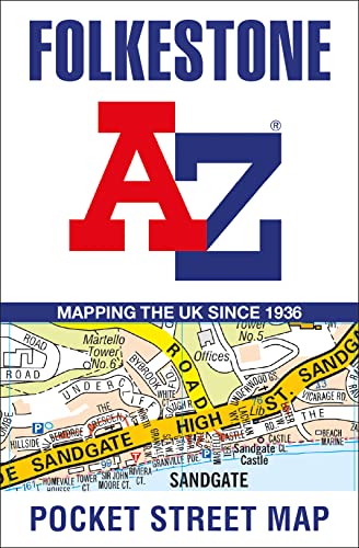 Stock image for Folkestone A-Z Pocket Street Map for sale by Blackwell's