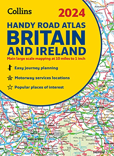 Stock image for 2024 Collins Handy Road Atlas Britain and Ireland: A5 Spiral (Collins Road Atlas) for sale by WorldofBooks