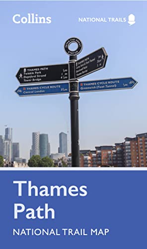 Imagen de archivo de Thames Path National Trail Map a la venta por Blackwell's
