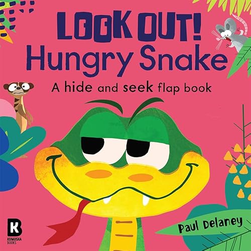 Stock image for Look Out! Hungry Snake: The brilliantly fun new lift-the-flap animal board book series with wonderfully colourful illustrations " perfect for young children! (Look Out! Hungry Animals) for sale by WorldofBooks