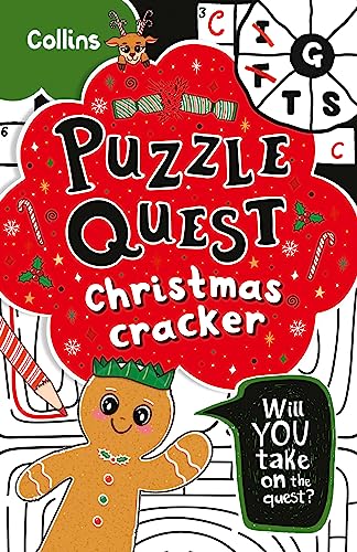 Beispielbild fr Christmas Cracker: Solve more than 100 puzzles in this adventure story for kids aged 7+ (Puzzle Quest) zum Verkauf von WorldofBooks