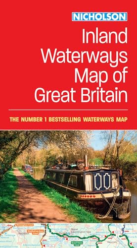 Stock image for Nicholson Inland Waterways Map of Great Britain for sale by PBShop.store UK