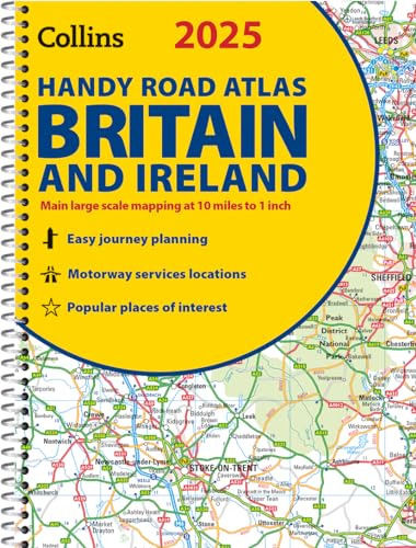 Beispielbild fr 2025 Collins Handy Road Atlas Britain and Ireland zum Verkauf von Blackwell's