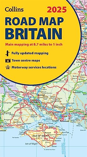 Stock image for 2025 Collins Road Map of Britain for sale by Blackwell's