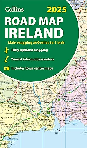 Stock image for 2025 Collins Road Map of Ireland for sale by Blackwell's
