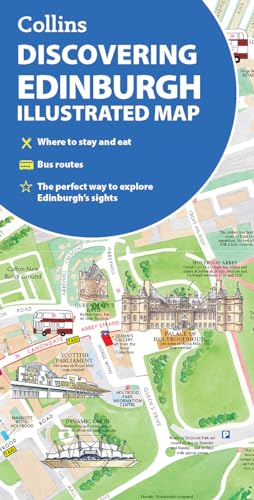 Beispielbild fr Discovering Edinburgh Illustrated Map zum Verkauf von Blackwell's