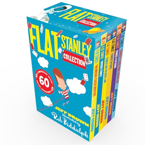 Stock image for Flat Stanley 60th Anniversary Six-Book Box Set: Celebrating 60 years of Flat Stanley in 2024 with a six-book box set of the original classic adventures, illustrated by Rob Biddulph! for sale by Ria Christie Collections