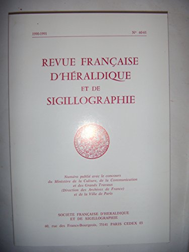 Stock image for Revue Franaise d' Hraldique et de Sigillographie (L'Anatolie, berceau de l'Aigle  deux ttes - La substitution hraldique du testament de Guilhem Porcelet (1311) - Les sceaux des 2 soeurs de BeaumontLeicester, Amicie & Marguerite au dbut du XIII - Les armes des 3 frres d'Estouteville du XV - Les armoiries des seigneurs de Ribeaupierre (XV & XVI) - "De gueules plain" : Perceval & les origines hraldiques de la maison d'Albret - Traditions gnalogiques & hraldiques troyennes  la cour de Bourgogne - Les triptyques maille de la cne aux Armes de Lorraine du Muse des arts dcoratifs - Un cu aux armes des Matagrin  Bully (Rhne) - Une coupe royale anglaise au XIV - Notes sur les usages non diplomatiques du sceau - Les sceaux du secret de Charles Iv & Philippe Vi - Un sceau  l'cu d'hermine plain sur une charte bretonne du XIII? - La congrgation bndictine de France, Armoiries & sceaux des origines (1837)  nos jours - Chronique heraldique des Evques & Abbs de France (1989/19 for sale by PORCHEROT Gilles -SP.Rance