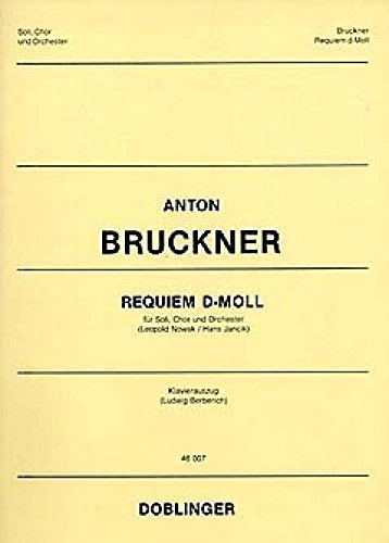 Requiem d-Moll (9780012145937) by ANTON BRUCKNER