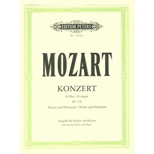 Stock image for Mozart: Violin Concerto No. 3 in G Major, K 216 (Solo Part with Piano Reduction) for sale by Books Unplugged