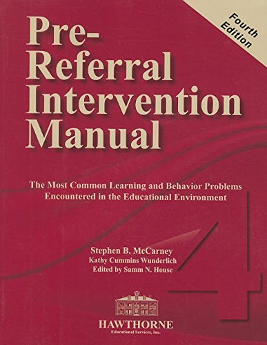 9780015617004: Pre-Referral Intervention Manual [With CD (Audio)]