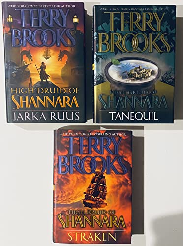 Stock image for 3 Terry Brooks Books! High Druid of Shannara Series! 1) Jarka Ruus 2) Tanequil 3) Straken for sale by Blindpig Books