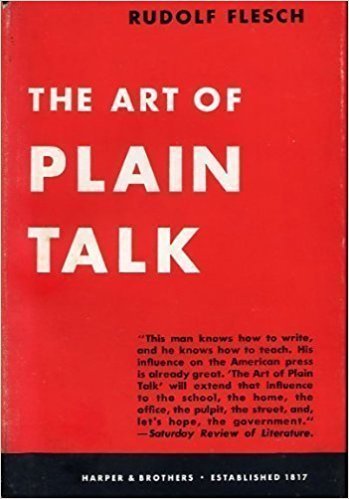 9780020139508: Flesch R:Art of Plain Talk Rev
