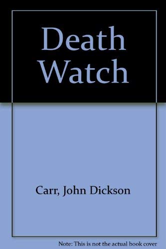 Beispielbild fr Death Watch zum Verkauf von ThriftBooks-Dallas
