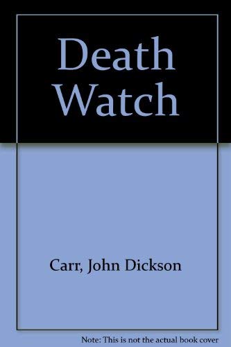 Imagen de archivo de Death Watch a la venta por ThriftBooks-Dallas