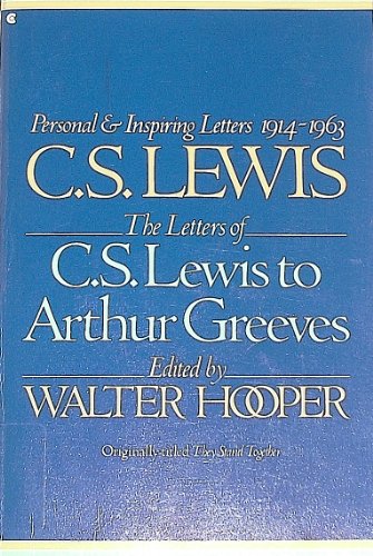 9780020223405: The Letters of C.S. Lewis to Arthur Greeves, 1914-1963