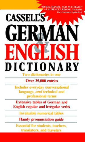 Stock image for Cassell's German & English Dictionary for sale by Jenson Books Inc