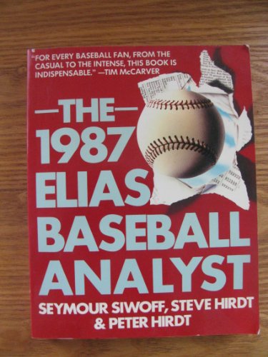 9780020287100: Title: The 1987 Elias Baseball Analyst