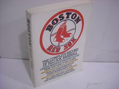 Stock image for BOSTON RED SOX The Complete Record of Red Sox Baseball for sale by Riverow Bookshop